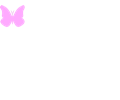 Bright Butterfly Pink Pastel Simple clip art