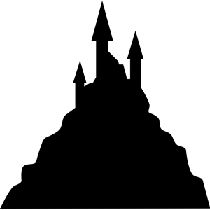 Spooky Castle Silhouette