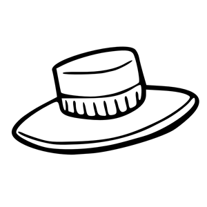 hat outline