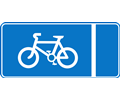 Roadsign Cycle lane