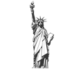 Statue Of Liberty Line Art