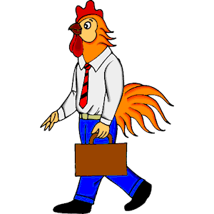 Businessman Rooster