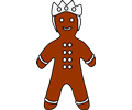 Gingerbread king (many buttons)