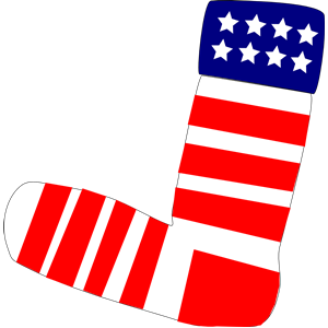 Patroitic US Sock