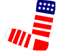Patroitic US Sock