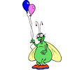 Insect with Balloons