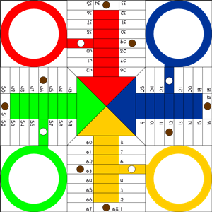 parchis board