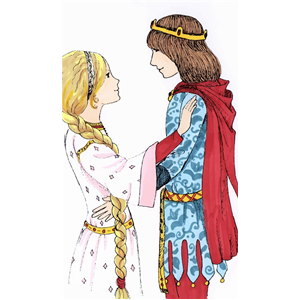Princess And Prince Illustration