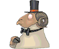 Ram with Top Hat