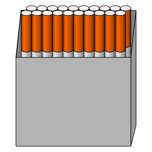 Box of 20 cigarettes