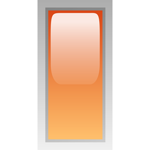 led rectangular v orange