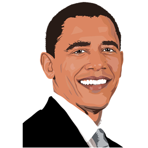 Realistic Barack Obama Portrait