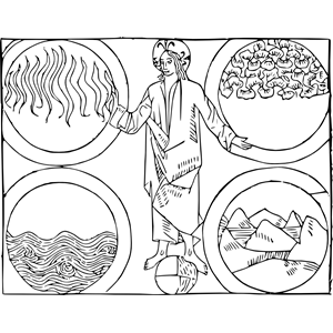 God and The Four Elements (1487)