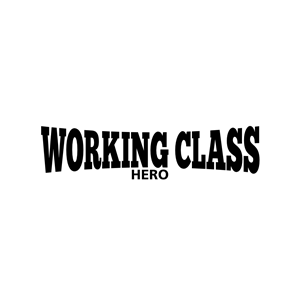 Lettering working class hero