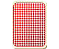 Card backs: grid red