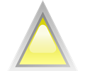 led triangular yellow