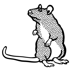mouse two - lineart