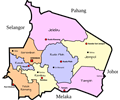 Parliamentary map of Negeri Sembilan, Malaysia