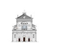 San Rocco Church in Miasino