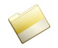 Closed Simple Yellow Folder