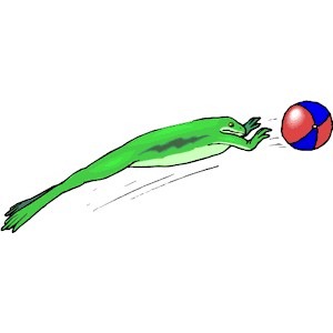 Frog with Ball