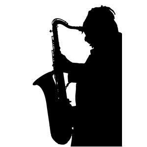 Saxophone Player Silhouette