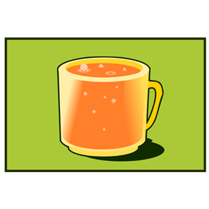 Orange cup