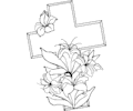 Cross & Lilies 1