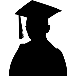 Graduation Boy Silhouette
