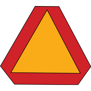 Slow Movig Vehicle Sign