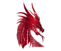 Crimson Dragon Head