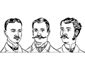 Mens hair styles circa 1900 -1