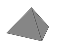 Simple Pyramid - grey