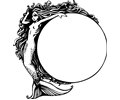 Mermaid with a circle