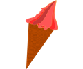 Wild-Berry Ice Cream Cone