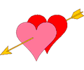 Hearts & Arrow - Red 3