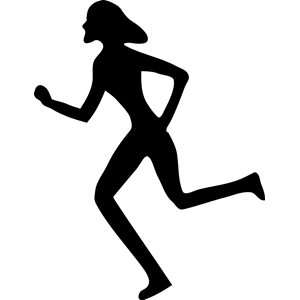 Woman running