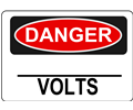 Danger - (Blank) Volts (Alt 2)