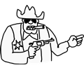 Sheriff (doodle style)