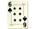 Ornamental deck: 6 of spades