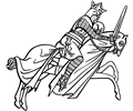 Knight on horseback 2