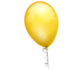 balloon yellow aj
