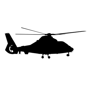 Helicopter Silhouette 2
