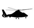 Helicopter Silhouette 2