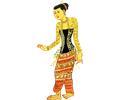 Vintage Myanmar Character