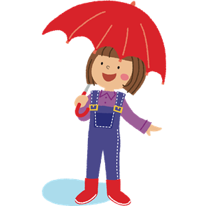 Girl with Umbrella (#4)