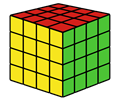 Magic cube in dimension 4 to 4
