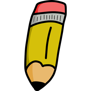 Cartoon pencil