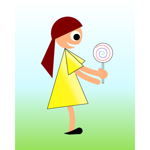 Girl with Lollypop
