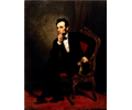 Abraham Lincoln Oil Painting 1869 Restored
